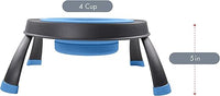 Comedero elevado individual Dexas Pro Azul