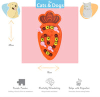 Happy Pet - Carrot Puzzle Feeder for Cats and Dogs