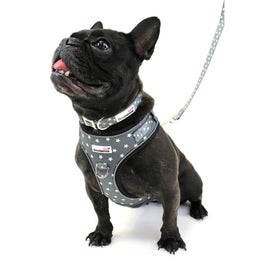 #Doodlebone - Adjustable Airmesh Harness, grey stars - Size 1-2