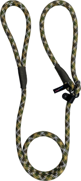Hem & Boo - High Perfomance, Rope Slip Lead - Khaki/Grey - 150cm