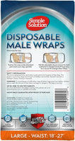 Simple Solution - Disposable Male Wrap - Large