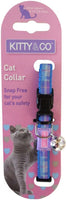 Kitty & Co - Tartan Snap Free Cat Collar - Assorted Colour - 20-30cm
