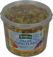 Supa - Value Pond Fish Flake Food - 3 Litre