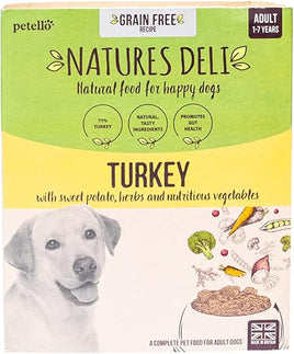 Natures Deli - Adult Grain Free Wet Food, Turkey - 400g tray