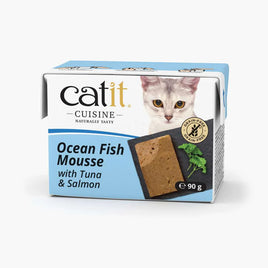 Catit - Cuisine Mousse, Ocean Fish With Tuna & Salmon - 90g