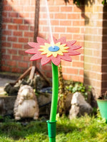 Rociador de agua refrescante para flores