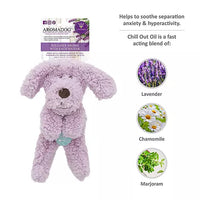 Rosewood - Aromadog Calm Fleece Flattie Dog Toy with Lavendar  Essential Oils