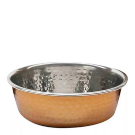 Rosewood - Deluxe Steel Hammered Copper Pet Bowl - 470ml (5.5")