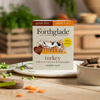 Forthglade - Complete Adult Dog Meal, Grain Free Turkey Sweet Potato & Veg - 395g