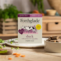 Forthglade - Alimento Húmedo Natural para Perros Adultos, Pato con Patata y Verduras - 395g