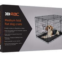 RAC  - Metal Fold Flat Crate With Plastic Tray