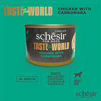Schesir - Taste The World, Adult Dog Chicken Carbonara - 150g