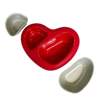 Happy Pet - Heart Shaped Pet Bowl - Small (22.5x17.5x6cm 0.4L)