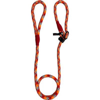 Hem & Boo - High Performance Rope Slip Lead, Red/Orange - 150cm
