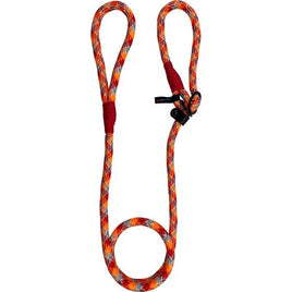 Hem & Boo - High Performance Rope Slip Lead, Red/Orange - 150cm