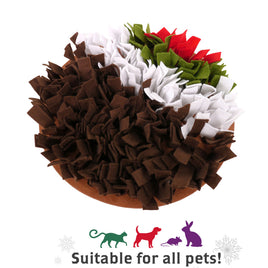 Cupid & Comet - Christmas Pudding Snuffle Forage Mat