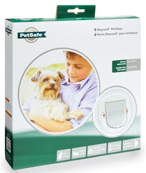Staywell Deluxe Manual 4 Way Locking Pet Flap Large Cat