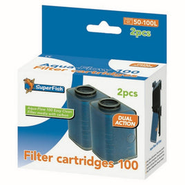 Superfish - Aqua-flow 100 - Easy Click Filter Cartridge - 2 Pack
