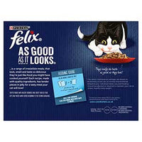 FELIX - AS GOOD AS IT LOOKS Senior Meat Selection in Jelly Wet Cat Food - 12 x 100g