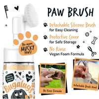 Bugalugs - No Rinse Paw Cleaner Foam Shampoo, Oatmeal - 200ml
