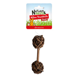 Natural Nibbles Small Willow Dumbbell