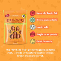 Pet Munchies - Chicken And Carrot Sticks - 80g