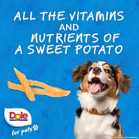 Dole - Plant Based Air Dried Dog Treats, Sweet Potato Sticks - 170g