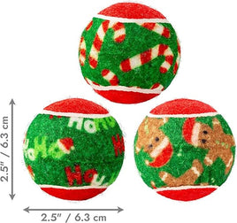 Kong - Holiday Air Squeaky Balls, Medium - 6 pack