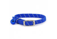 Ancol - Softweave Refl Elastic Cat Collar - Blue
