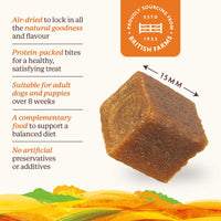 Vitalin - Natural Jerky Bites Dog Treats, Chicken & Thyme - 70g