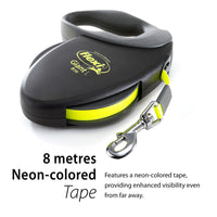 Flexi - Giant Retractable Tape Lead, Neon