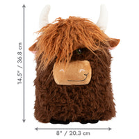 KONG Comfort Jumbo Highland Cow juguete para perros, surtido, X ...