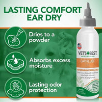 Vets Best - Ear Relief Wash & Dry Kit