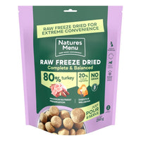 Natures Menu - Complete 80/20 Freeze Dried, Turkey