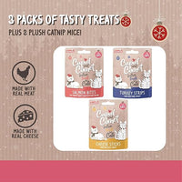 Rosewood - Cupid & Comet, Christmas Dinner Cat Stocking