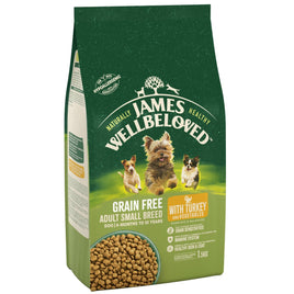 James Wellbeloved Small Breed Adult Dog, Grain Free Turkey
