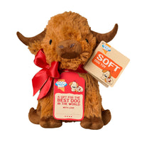 Good Boy - Christmas Gift, Highland Cow - 10"