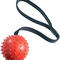 Classic - Pimple Rubber Ball & Rope - 70mm