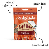 Forthglade - Soft Bites Treats Turkey Grain Free - 90g