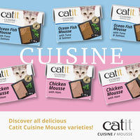 Catit - Cuisine Mousse, Ocean Fish With Tuna & Salmon - 90g