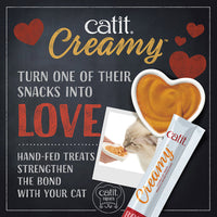 Catit - Creamy Treats Salmon & Prawn - 4 X 10g