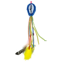 Nerf Cat - Ultraplush Nylon Elastic Octopus With Bells & Wand