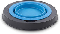 Comedero elevado individual Dexas Pro Azul