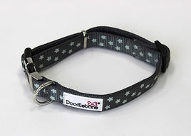 Doodlebone - Padded Collar, Grey Star Glow in Dark