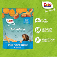 Dole - Plant Based Air Dried Dog Treats, Sweet Potato Sticks - 170g
