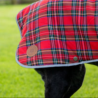 Ancol - Highland Tartan Dog Coat, Red
