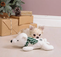 Pet Brands - Festive Polar Bear Lavendar Scented Cuddle Toy