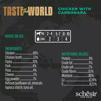 Schesir - Taste The World, Adult Dog Chicken Carbonara - 150g