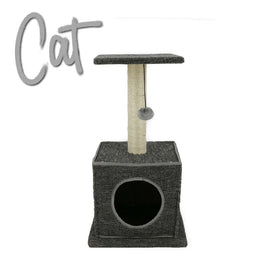 Ancol - Cat Hide Away Scratcher - Grey - 70cm