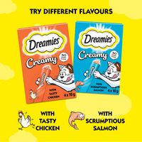 Dreamies - Creamy Cat Treats With Chicken - 40g